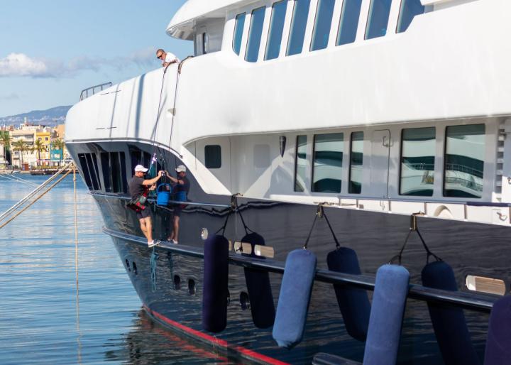 yacht deck maintenance