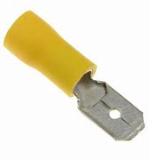 6.3mm Crimps Spade  Yellow x10