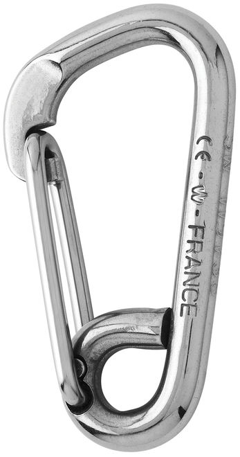 Wichard Firefighter Carabiner - Asymetric - Length: 100 mm