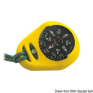 Hand Bearing Compass Riviera Mizar Yellow