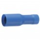 Female Crimping Terminals Blue 4mm x10