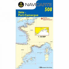 Navicarte Chart 508 Sète - Port-Camargue