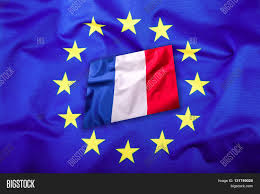Flag Europe + France Stitched & Printed 140x220cm