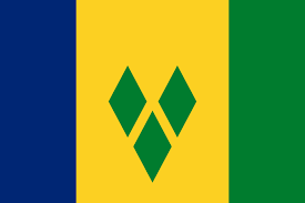 Flag St Vincent & The Grenadines Stitched 3YD 9'x4'6" (C.274x137)