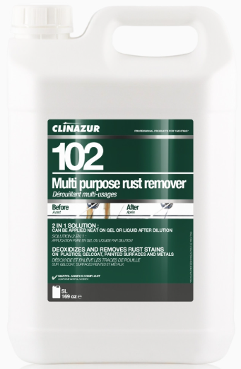 ClinAzur 102 Multi-Purpose Rust Remover 5L