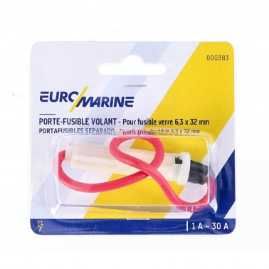 Euromarine Fuse Holder For Glass Fuse 6.3x32mm