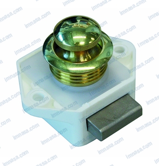Mini Cupboard Latch Brown 16x16mm