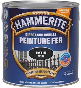 Hammerite Satin Black 0.25l