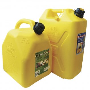 Scepter Jerrycan-Yellow-Diesel HD Plastic 20lt
