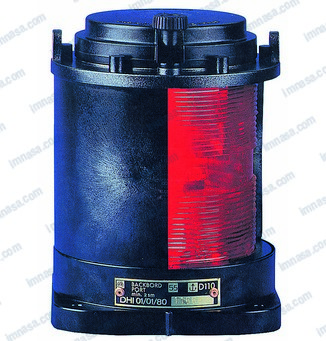 Aqua Signal Series 55 Navigation Light 360* Red