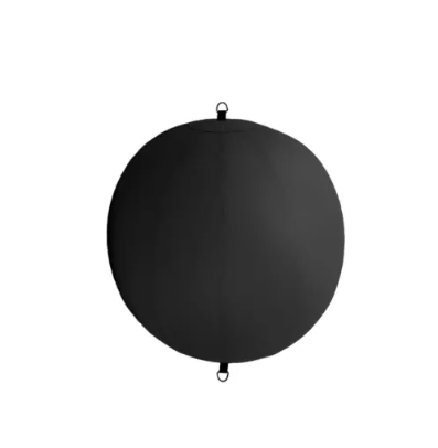 FenderFits A4 Black Acrylic Polyform Fender Cover (Sphere) 52.1x68.6cm Single Thickness (Pack of 2)
