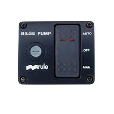 Rule 3 way Lighted Switch 12v for bilge pump