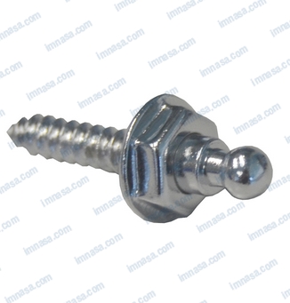 Tenax Stud W/Screw 16mm Chromed Brass