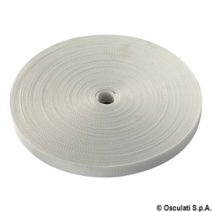 Polyester Webbing  25 mm x 50 m White