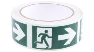 Reflective Exit Tape 40mm Per Meter