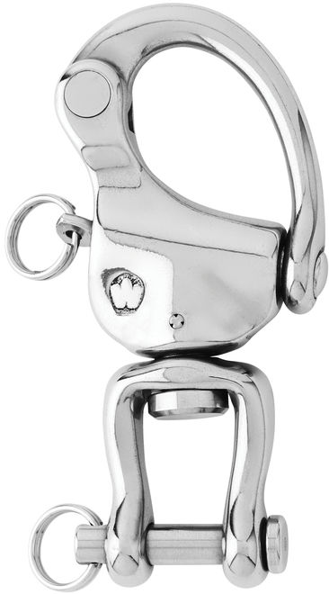 Wichard Rope Carabiner - With Fixed Eye - Length: 70 mm