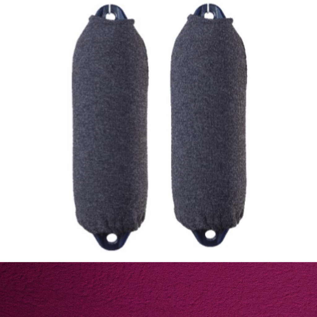 Fendress Acrylic Fender Long Cover Simple Thickness 26x69 Wine (Pair)