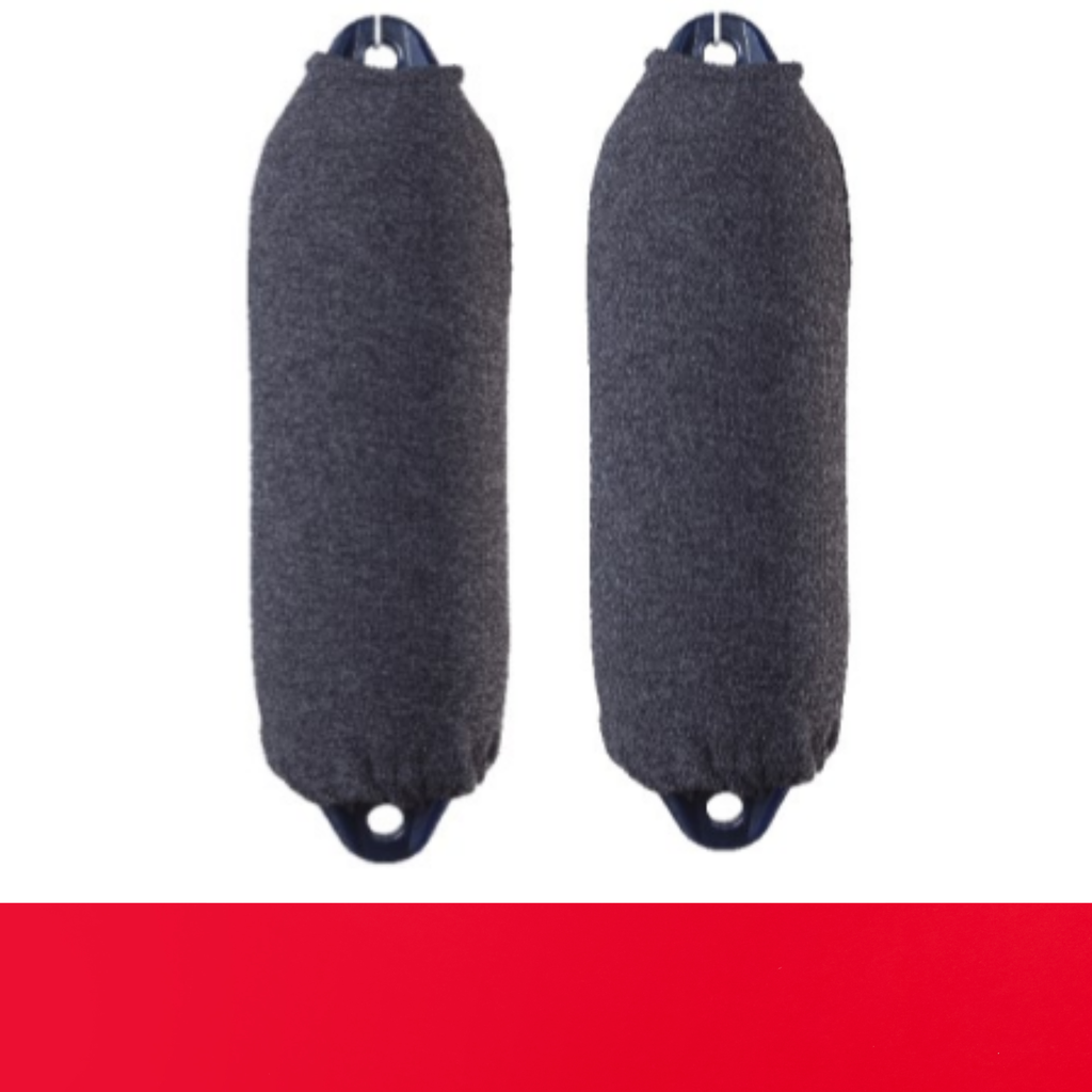 Fendress Acrylic Fender Long Cover Simple Thickness 30x76 Red (Pair)