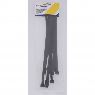 Cable Ties 7.6mm 295mm Black (Pack10)