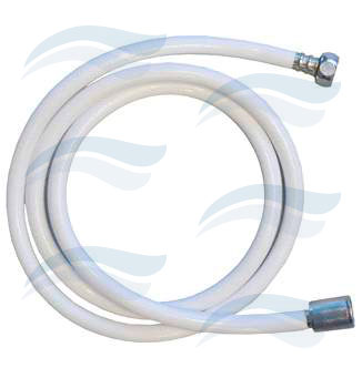 Shower Hose Std White 4m