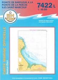 Shom Chart Folded 7422L Pointe De Barfleur /Pointe De La Percee, North France
