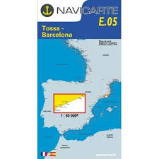 Navicarte Chart E 05 Tossa - Barcelona, Spain