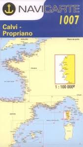 Navicarte Chart 1007 Calvi - Propriano, Corsica