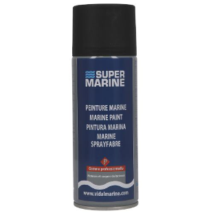 Super Marine Spray Paint Black Matt 400Ml