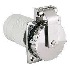 Marinco Shore Power Plug Wall Mounted W/Cover 32A-230V-50Hz-IP56