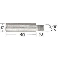 Zinc Pencil Anode 12 x 40 (Onan)