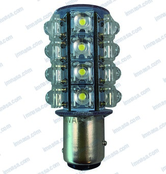 Navigation Light Bulb LED 12V-BAY15D-White 57x2