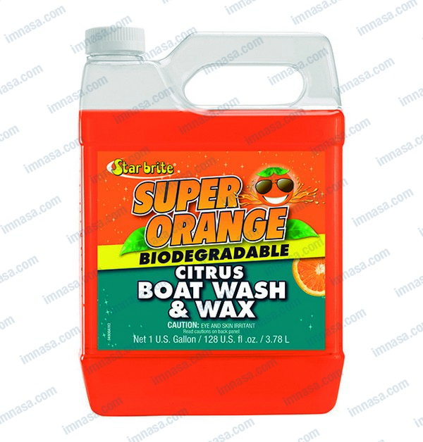 Starbrite Super Orange Citrus Boat Wash & Wax Gallon (3.78L)