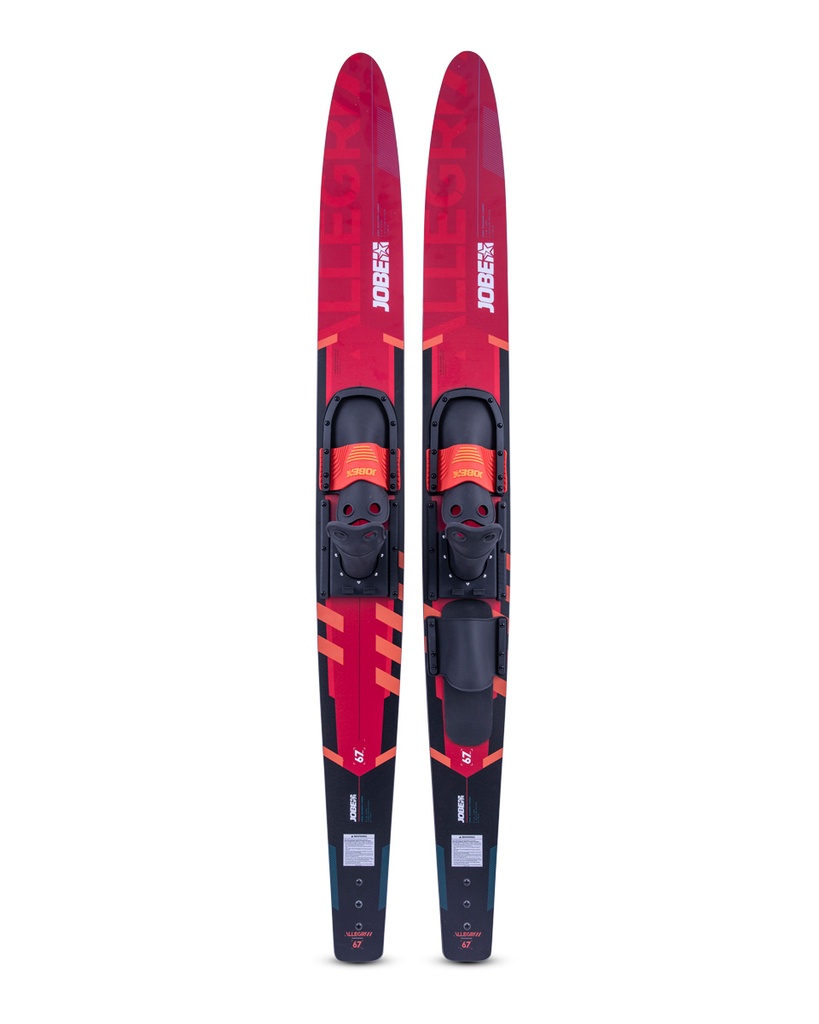 Jobe Allegre 67" Combo Waterskis Red