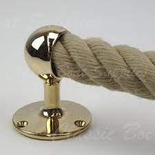 FS Brass Rope Terminal With Pin 36mm