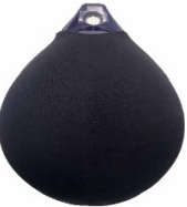 Fendress Neoprene Fender Round Cover 55x71 Black (Unit)