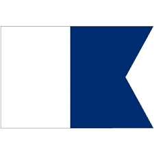 Flag Letter A Code 80x95cm