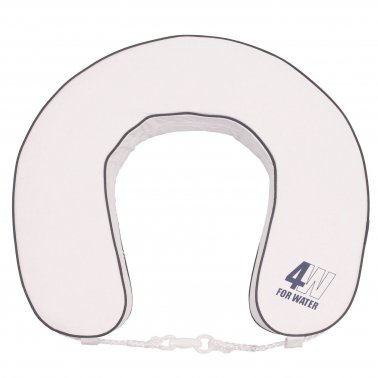 4W Horseshoe Cover White