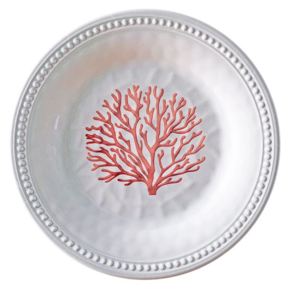 Marine Business Harmony-Dessert Plates Mare Orange Coral -Set/6