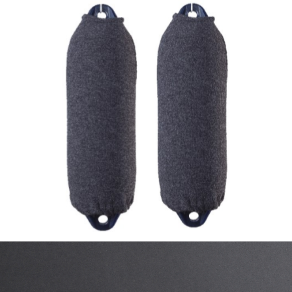 Fendress Acrylic Fender Long Cover Simple Thickness 30x90 Anthracite (Pair)