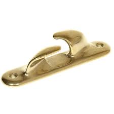 Foresti Suardi  Polished Brass Fairlead Left 200x40mm-58AC.S.L