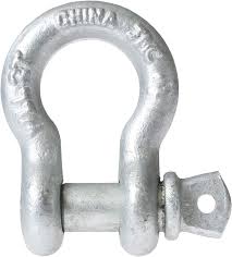 Galvanised Horseshoe Shackle With Pin D38mm