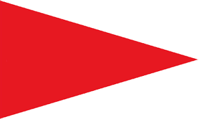 Flag Beach Warning Red 75x135cm