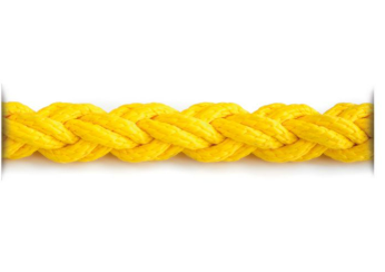 Armare Mooring Line Square Line Polypropylene 28mm Yellow [daN 7000]