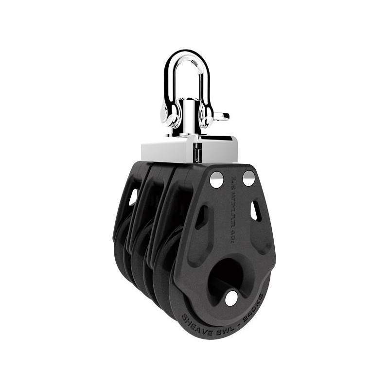 LEWMAR POULIE CONTROL TRIPLE 30mm (CORDAGE 8mm)