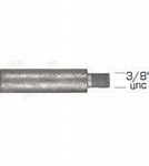 Zinc Pencil Anode 28x75 3/4