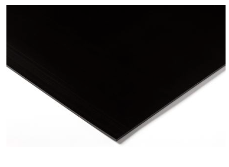 Polyethylene PEHD Plate Black 1000x500x3mm