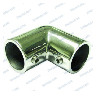 Stainless Steel 90º Elbow 4-Handrails 25mm