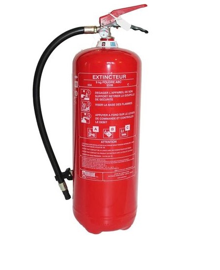 Fire Extinguisher Powder 9Kg ANAF English Class ABC Solas approved