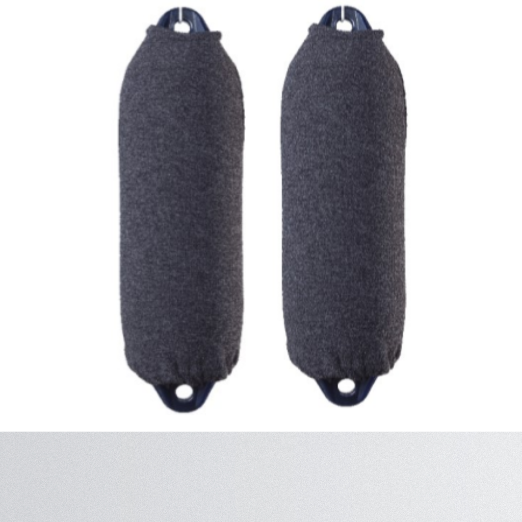 Fendress Acrylic Fender Long Cover Simple Thickness 30x76 Grey (Pair)