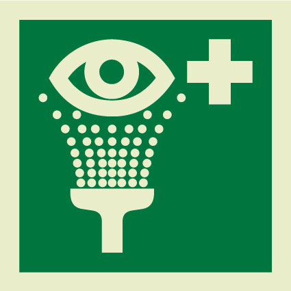 IMO Sign - Emergency Eye Wash - PV - 5x5cm